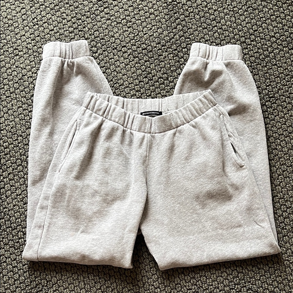 Brandy Melville Gray Jogger Sweatpants
